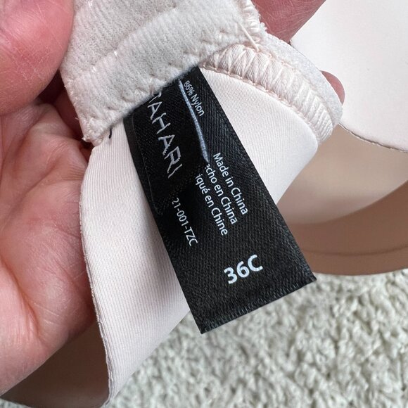 🖤🩷🖤Tahari Bras Set Of (2) 36C Black/Pink NWT/NWOT Heck Of A Deal!🩷🖤🩷 - Picture 6 of 9